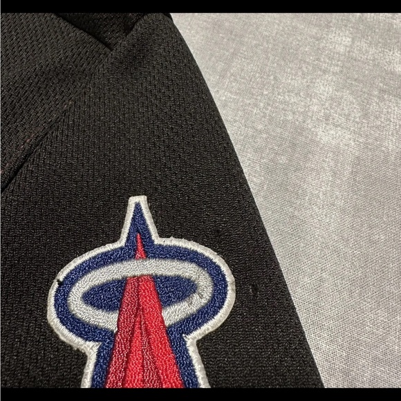 Authentic Majestic MLB Anaheim Angels Ducks Night Mike Trout Baseball Jersey - Picture 6 of 9